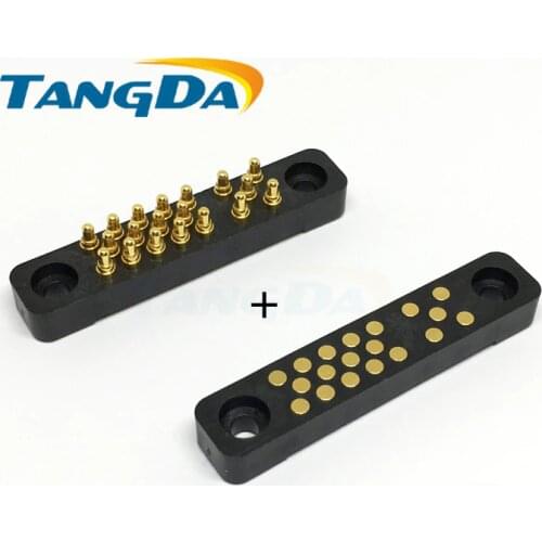 TANGDA 19pin big current probe pogopin connector pcb board contact conductive needle 19p 4.12mm 3mm 8.7mm A