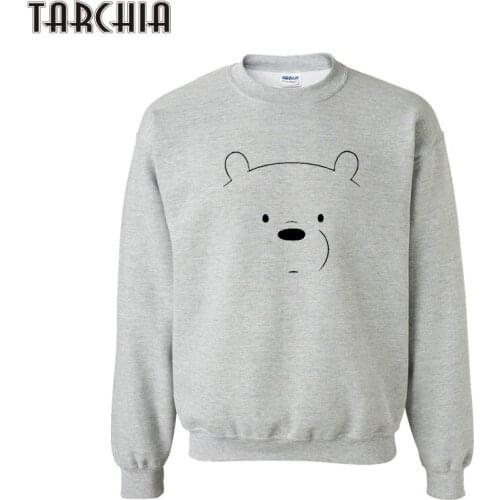 TARCHIA Cute BEAR Print Hombre Hip Hop Men Harajuku Streetwear Skateboard Hoodie 2021 HipHop Sweatshirt Pullover Sportswear Tops
