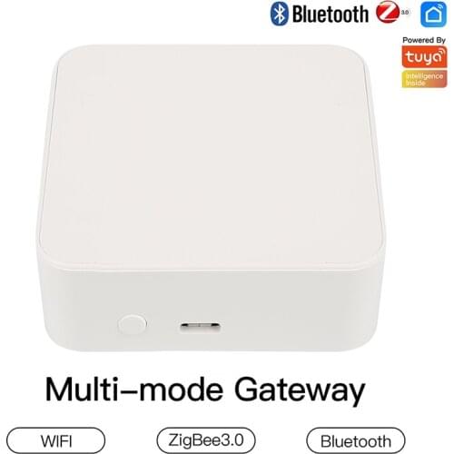 Smart Multi-mode Gateway ZigBee 3.0 WiFi Bluetooth-compatible Mesh Hub Work with App Voice Control via Alexa Google Home