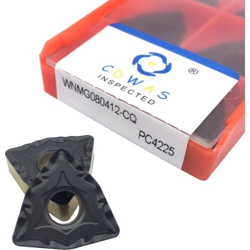 WNMG080412 CQ PC4225 Carbide Inserts High Quality WNMG 080412 Cnc Blade External Turning Tool Lathe Cutter Tools For Steel