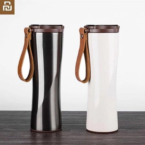Youpin New 430ML Intelligent Accompanying Thermos cup stainless steel Portable Couple Outdoor cup OLED display