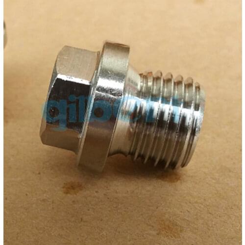 1/8"-1" BSPP Male SS304 Countersunk Plug With Flange Hex Head Socket