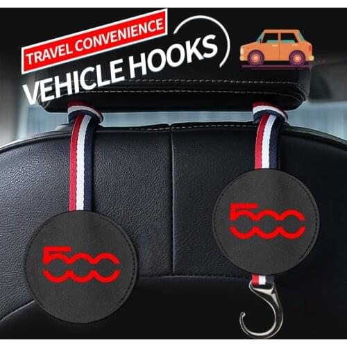 1pcs Car seat decoration creative hook multifunctional practical hook for fiat 500 punto abarth stilo ducato car Accessories
