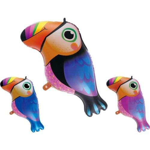 1pcs Cartoon Animal Woodpecker Foil Balloons Birthday Party Decorations Kids Toys Baby Shower Globos Inflatable Party Supplies