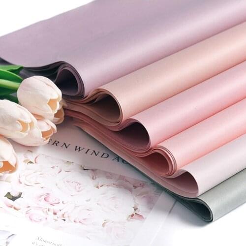 40pcs Tissue Paper 75*52CM Craft Wrapping Paper Floral Scrapbooking Decor Gift Decorative Flower Paper Party Home Decoration