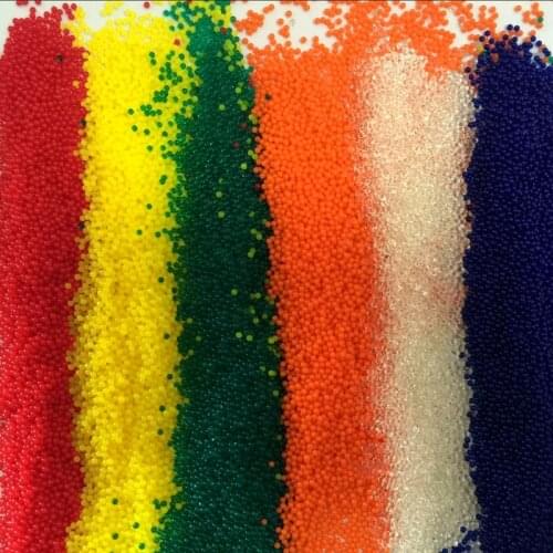 5000 Particles /lot water beads Pearl shaped Crystal Soil Water Beads Mud Grow Magic Jelly balls wedding Home Decor hydrogel
