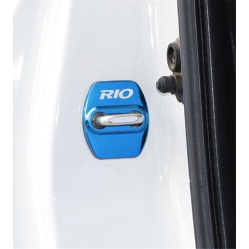 Car Door Lock Covers Emblems Car Styling Case For KIA RIO 2017-2019 Accessories Car Styling