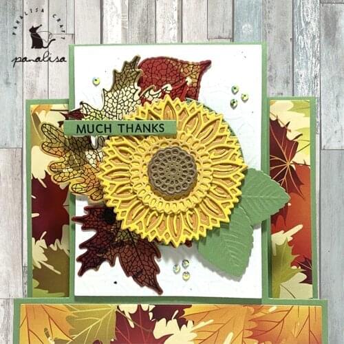 Panalisacraft Big 3D Flower Petal Metal Cutting Dies flower cut die scrapbooking Album Paper Card Craft Embossing