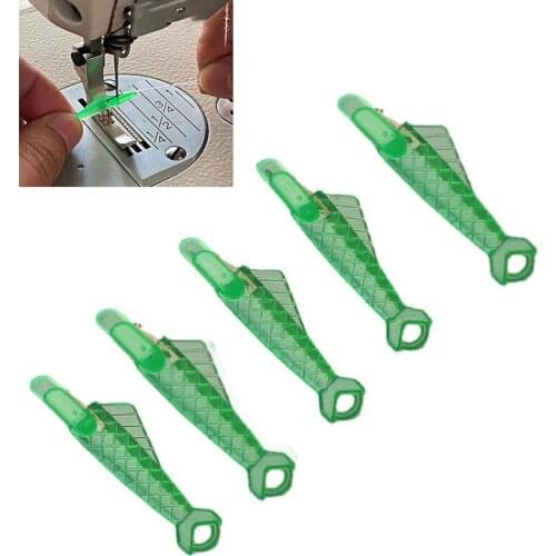 Quick Needle Threader Automatic Sewing Machine Stitch Insertion Tool Elderly Quick Needle Sewing Accessories 1/5/10 Pcs