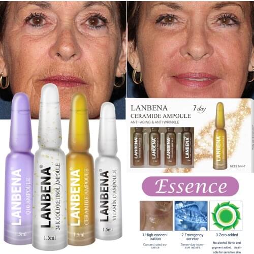 2019 Vitamin C Essence Hyaluronic Acid Essenc Retinol 24K Gold Essence Ampoule for Face Skin Care Anti Wrinkle Remove Freckle