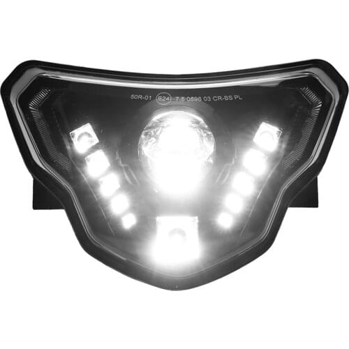 For BMW G310GS LED Headlights G310R G 310 GS R 310GS Motorcycles HeadLights With Complete Devil eyes Assembly Kit