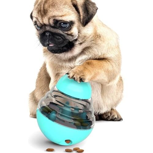 Interactive Food Treat Dispensing Leakage Device Pet Dog Ball Toys Non-Toxic Durable Pet Toy
