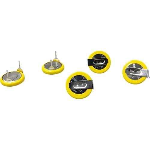 20pcs/lot Panasonic CR1220 3V Button Batteries Cell CR1220-T6 Lithium Battery with 2 Soldering Pins T6 for laptop motherboard