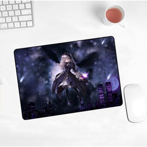 Cute Girl Cartoon Hot Sell Computer Mouse Pad Anti-slip Lovely Gamer Anime Art Home Office Decoration Keyboard Pad Skipoem