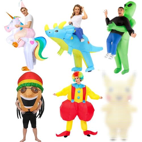 Alien Inflatable Costumes Halloween Costume for adult kids Cosplay Costume Funny Suit Party Costumes Fancy Dress