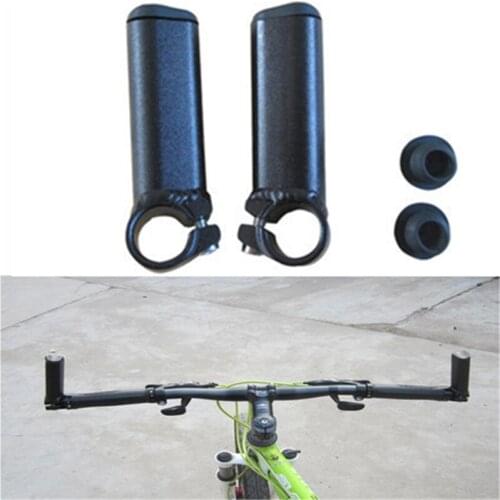 New Acacia Super Value Aluminum Alloy Vice To Mountain Bike Small Vice To Bicycle Ride Bar Ends Auxiliary Handlebar Bike Grips