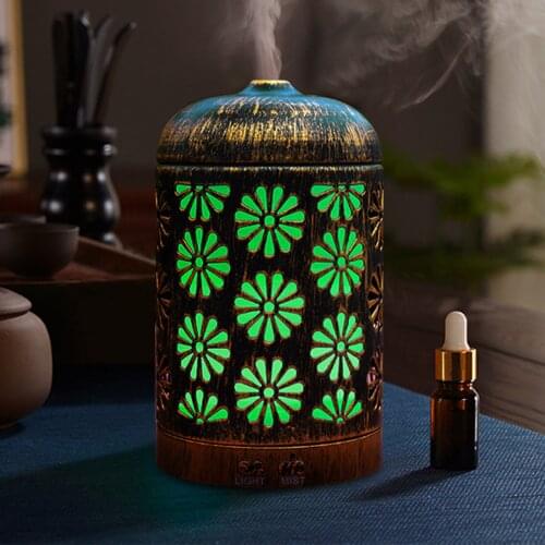 Portable Air Humidifier 200ml Aroma Essential Oil Diffusers Cool Mist Maker Purifier Aromatherapy for Car Home