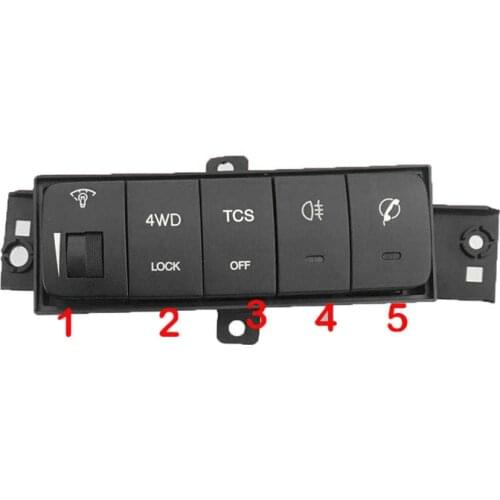 FOR Hyundai Tucson JM 04-09 RHEOSTAT ASSY ILLUM CONTROL 4WD switch phone SWITCH ASSY RR FOG LAMP