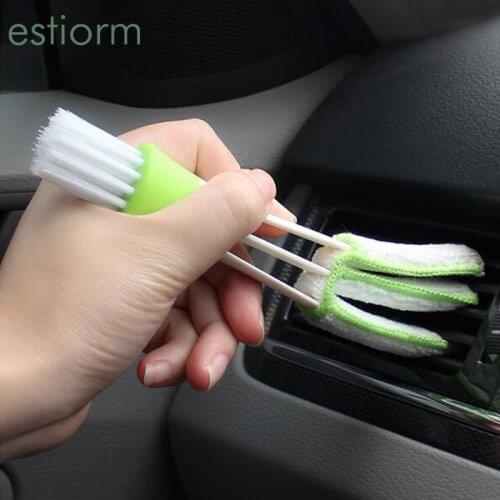 Car Air Conditioner Vent Brush,Window Blind Cleaner,Microfiber Keyboard Duster,car interior cleaning tool,Car Detailing brush