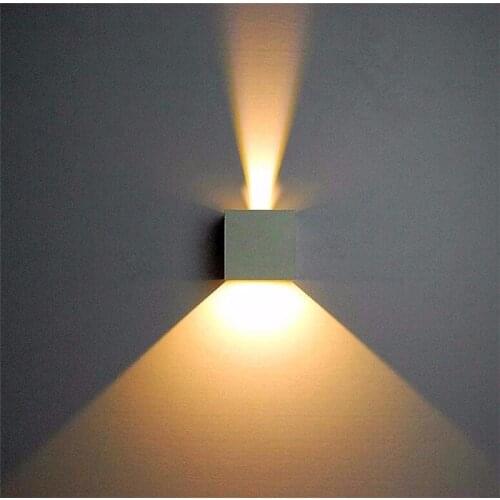 Beam degree adjustable LED Wall Lamp Waterproof Outdoor Lights 7W 12W Up And Down Lighting Indoor Engineering Porch Garden Light