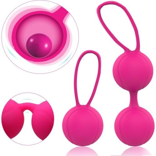 Vagina Balls kegel weighted Bladder Control and Pelvic Floor Exercises Training Kit sex toys soft silicone kegel ball