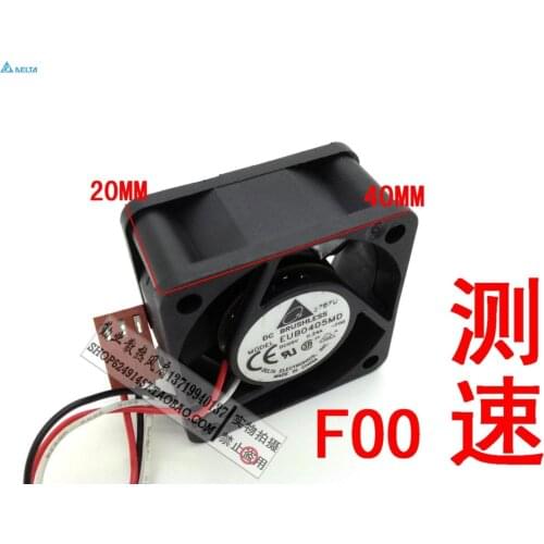 For delta EUB0405MD 5V 0.24A server cooling fan 4020 40x40x20mm 4cm