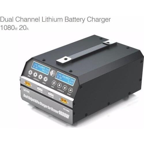 SKYRC PC1080 Lipo battery charger 1080W 20A 540W*2 Dual Channel Lithium Battery Charger for agricultural spraying drone