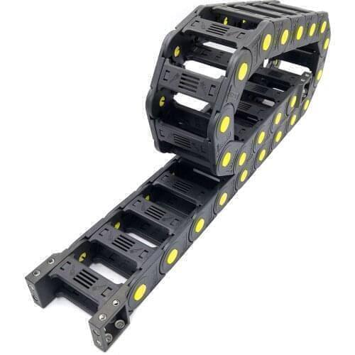 1 Meter 20x60mm Transmission Drag Chain Wire Carrier Cable Towline Open On Both Sides For CNC Router Machine Tools Free Shipping