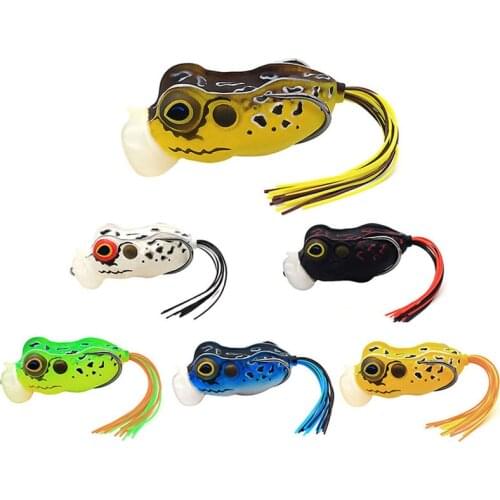 1 PCS 5.5cm 12.5g Fishing Lure Life Like Soft Small Jump Frog Engaging Bait Silicone Bait for Crap Fishing tackle Gear Crank