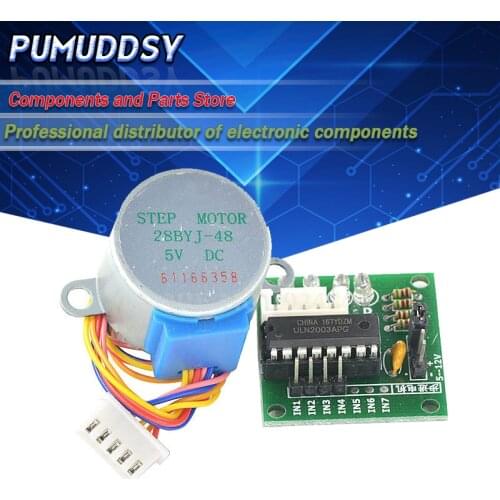 1PCS 5V 4-Phase Stepper Step Motor + Driver Board ULN2003 with drive Test Module Machinery Board for new