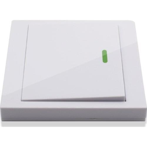433Mhz 86 Wall Panel Wireless Remote Control Switch Transmitter 1Button RF Receiver For Bedroom Ceiling Light Lamp