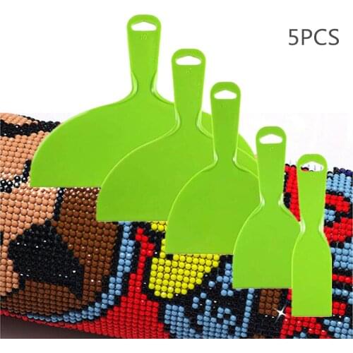 5pcs/lot Diamond Painting Accessories Plastic Corrector Drill Orderliness Round /Square Adjustment DIY Sticking Trim Drill Tool