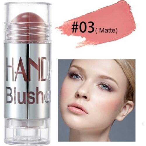 8 Colors Blush Stick Shimmer Cheek Rouge Cream Natural Effect Long Lasting Easy To Use Makeup Blusher Pen Cosmetics TSLM1