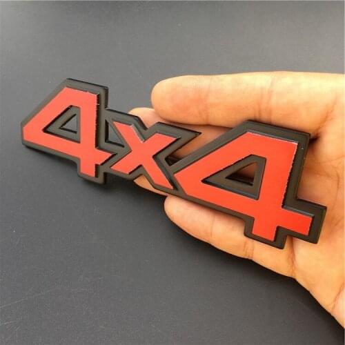 Car accessories Metal 4x4 Emblem Badge 3D Decal Trunk Car Sticker Car Styling Sticker for Ford Fiesta Kuga Ranger Galaxy Fusion