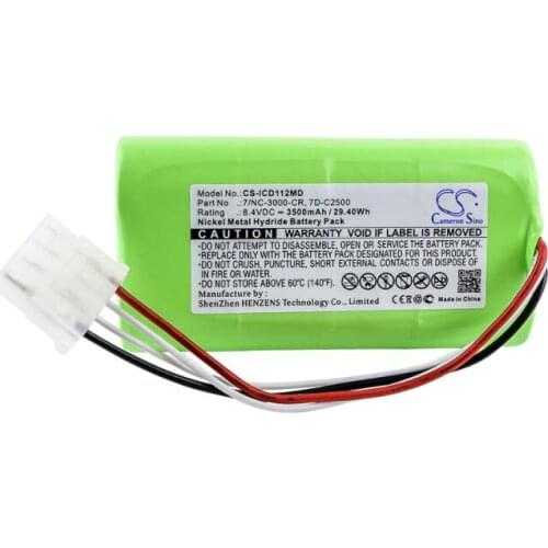 Cameron Sino 3500mAh battery for INNOMED HeartScreen 112d 7/NC-3000-CR 7D-C2500 PPC 002 Medical Battery