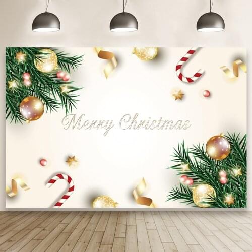 White Theme Christmas Tree Background for Portrait Photography Party Photozone Decors Backdrops Photocall Studio Accessories