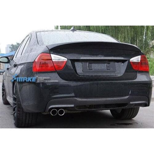 For Spoiler Wing BMW 3 Series E90 Sedan 318i 320i 325i Car Trunk Rear Lip ABS Tail Fin Refit Accessories CLS STYLE 05-12