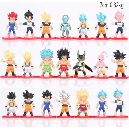Dragon Ball Many kinds character model Action Figure Super Saiyan Toys Dragon Ball Super Anime Goku Vegeta Collectible toy gifts