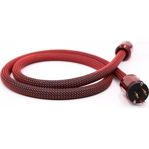 Hi end 5N OFC Pure Copper Hifi Audio US Power cord cable hifi AC Power cable