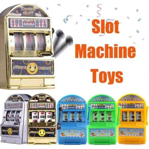2021 Lucky Jackpot Mini Fruit Slot Machine Fun Birthday Gift Kids Games for Children Educational Toy toys doll Christmas gift