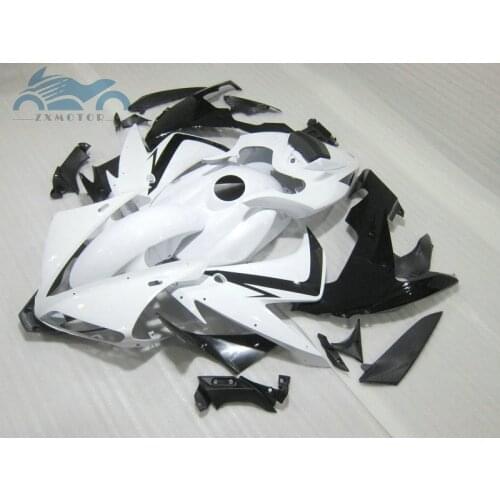 Injection motorcycle fairing kits fit for YAMAHA 2004 2005 2006 YZFR1 04 05 06 YZF R1 black white plastic fairings kit NY14