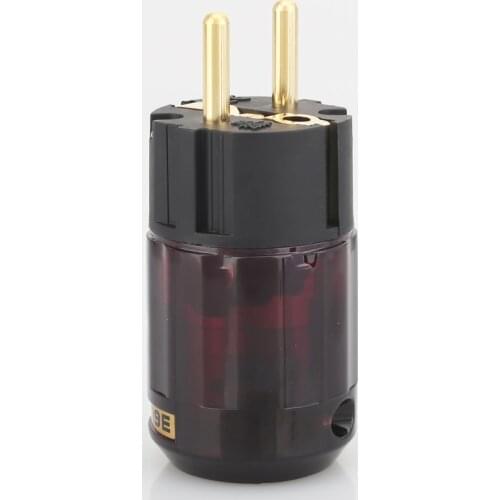 Hot Selling New Hifi audio Gold Plated P-079E Schuko Eu plug extension adapter