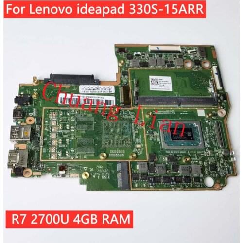 For Lenovo ideapad 330S-15ARR notebook motherboard R7 2700U 4GB RAM DDR4 Original Motherboard 100% Fully Tested