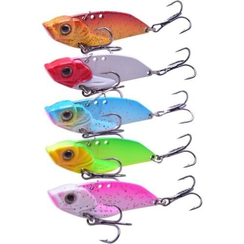 Metal Sinking VIB fishing Bait 50mm 11.5g Winter Ice Fishing Wobblers Crankbait Vibration Spinner bait Fishing Lure pesca tackle