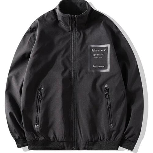 Oversized Autumn Jacket Men Hip Hop Bomber Jacket Men Stand Collar Zipper Overszied Plus Size 8xl Outwear Pilot Coat Jaquetas