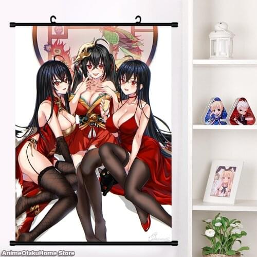 New Anime Games Azur Lane Taihou HD Wall Scroll Roll Painting Poster Home Decor Collectible Decorative Pictures Art Image Gifts