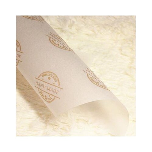 Wholesale 100pcs/lot Blue Flower Soap Wrapping Paper Wax Paper Tissue Gift Packaging Soap Wrapper