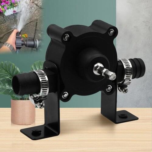 Portable Electric Drill Pump Diesel Oil Fluid Water Pump Mini Hand Self-priming Liquid Transfer Pumps Outdoor Home Garden tool