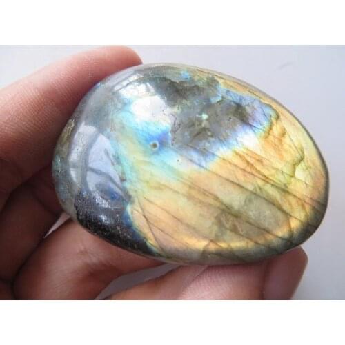 A A Rare NATURAL Flash Labradorite Crystal Gem Stone Original Reiki 54g