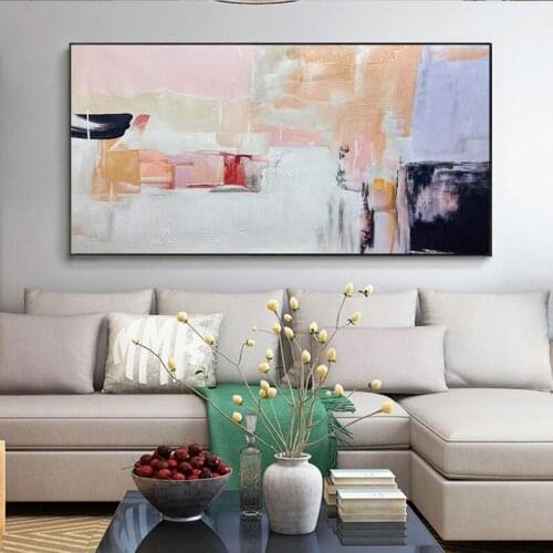Hand-painted canvas murals living room at home wall decor canvas painting abstract art deco